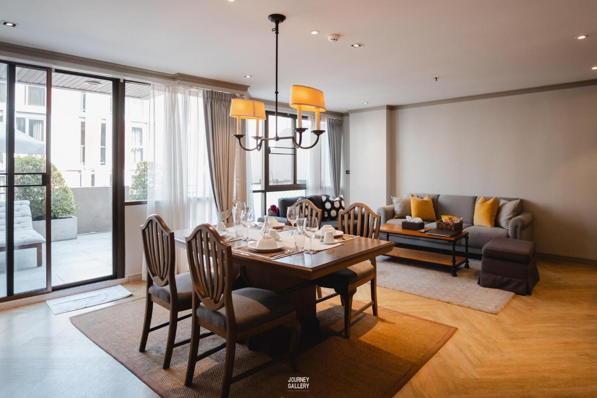 Thea Serviced Apartment By Th District 방콕 외부 사진